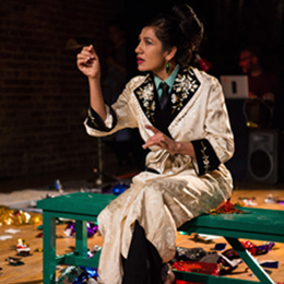 Purva Bedi in Reread Another at The Brick. Photo by Marina McClure