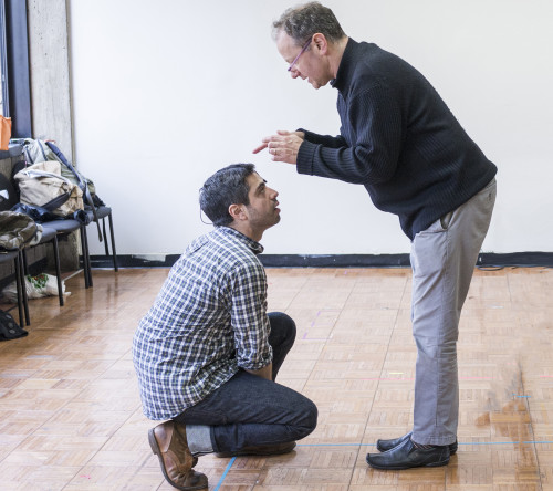 David Herskovits in rehearsal for DRUNKEN WITH WHAT. Photo by Gaia Squarci.